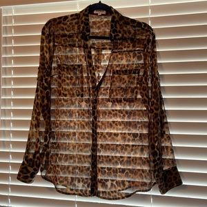 Express Portofino Shirt-Leopard